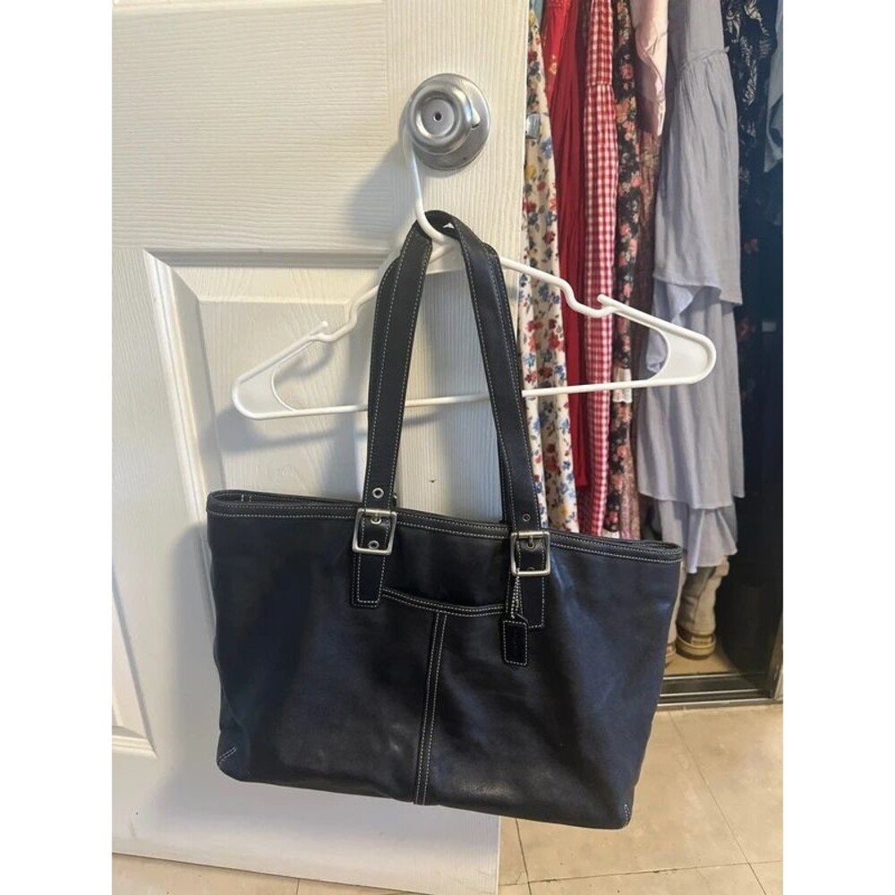 Coach Leather Tote Bag
